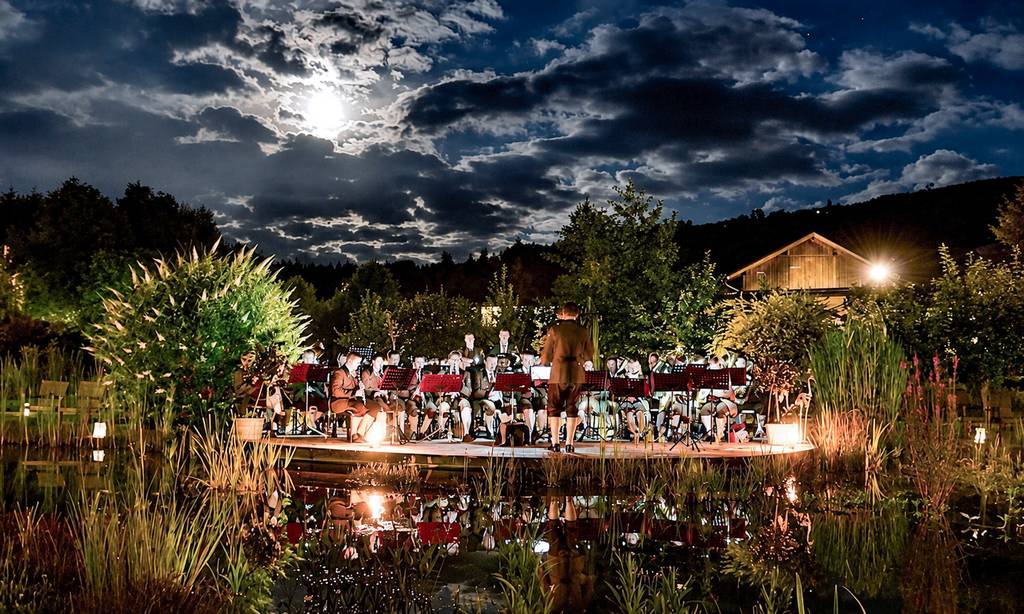 MV Kirchberg's Summer Night Concert at the Paradiesgartl.