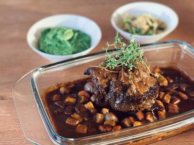 Shoulder of lamb in the inn at Naturhotel Molzbachhof