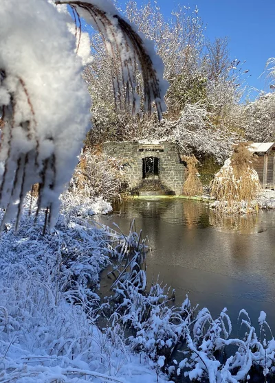 Paradiesgartl in winter at the 4* Naturhotel Molzbachhof