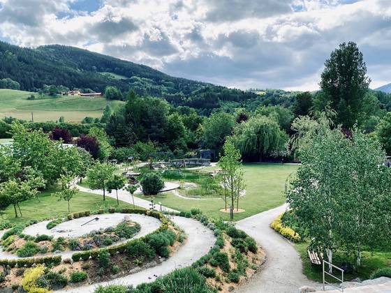 View into the Paradiesgart'l