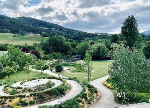 Paradise garden at the 4* nature hotel Molzbachhof