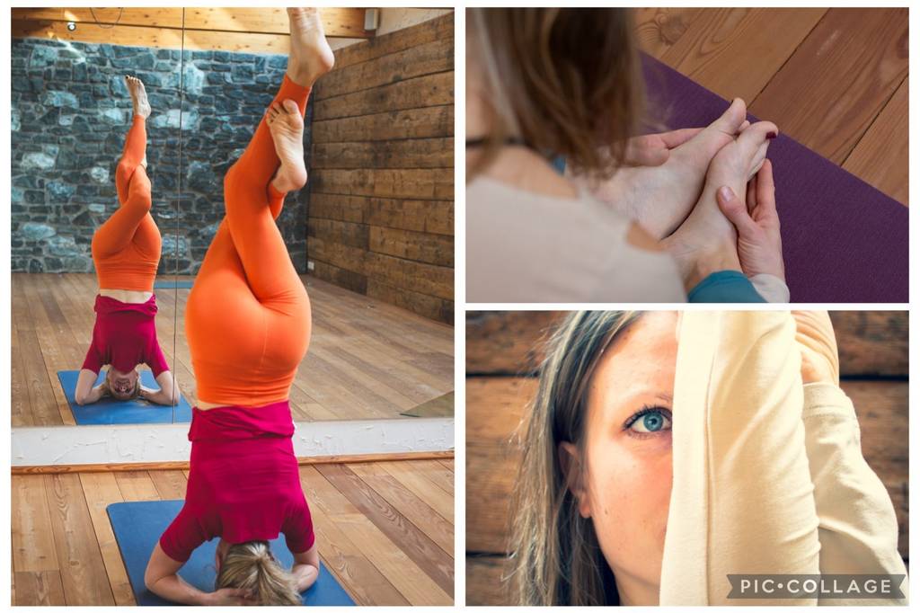 Yoga with Lilli at the Naturhotel Molzbachhof.