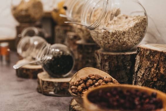 Breakfast muesli at the 4* Naturhotel Molzbachhof