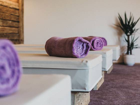 Relaxation area at the Molzbachhof