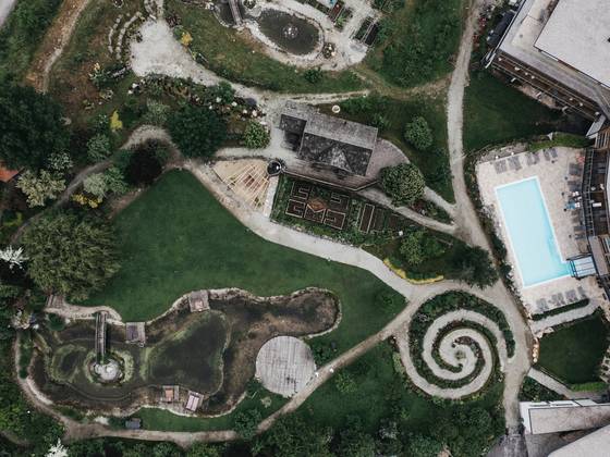 Bird's eye view at the Molzbachhof