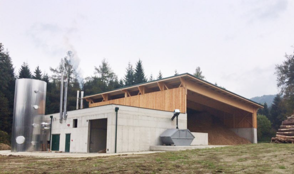 Heating plant in Kirchberg am Wechsel