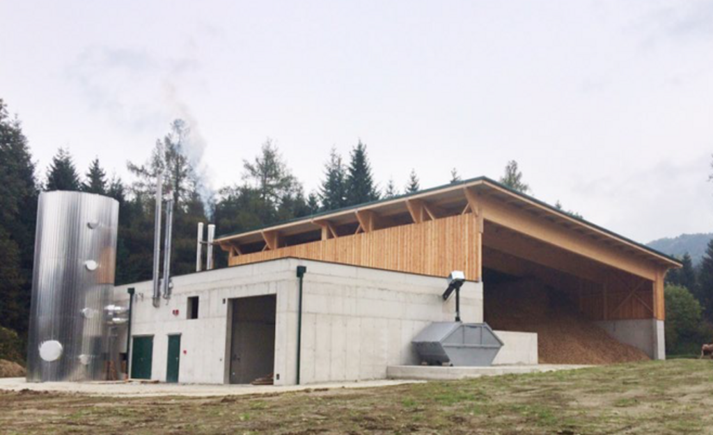 Heating plant of the Molzbachhof