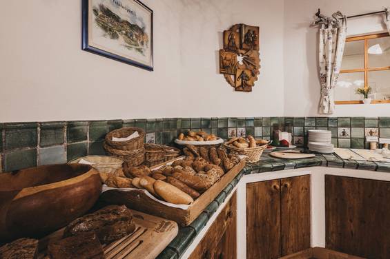 Breakfast buffet at the Molzbachhof