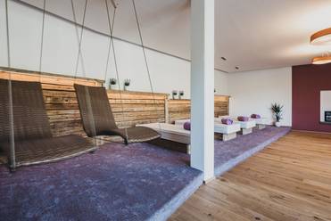 Cozy relaxation area at the Molzbachhof