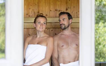 Sauna facilities at the Molzbachhof