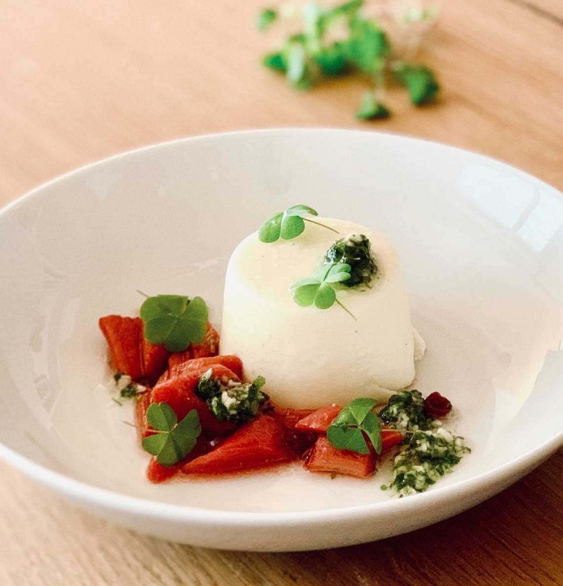 Panna cotta at the Hotel Molzbachhof