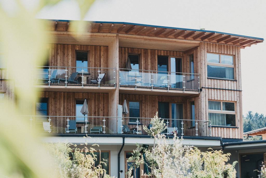 Exterior view of the Holzhotel im Molzbachhof