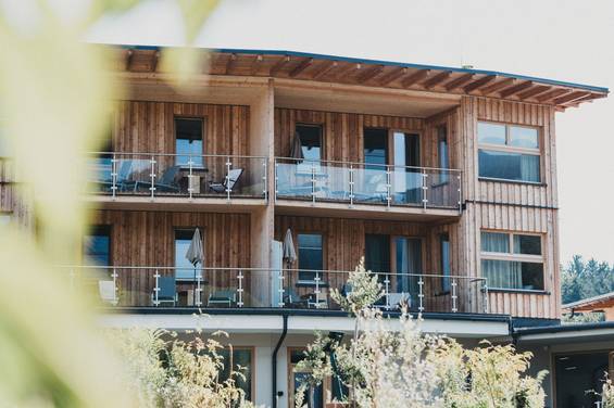 Exterior view of the Holzhotel im Molzbachhof
