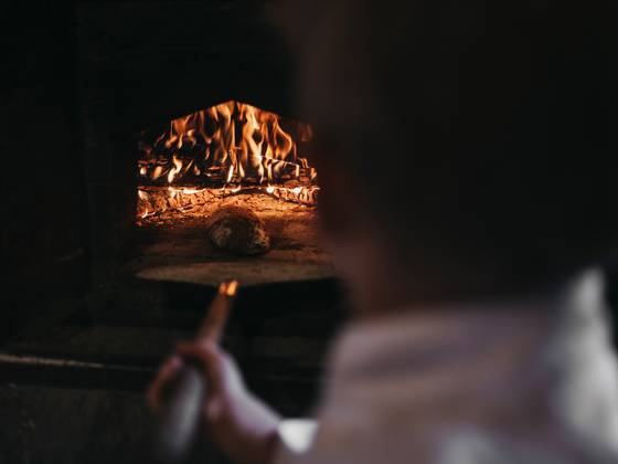 Baking bread at the nature hotel