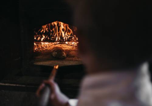 Baking bread in the mill at the Hotel Molzbachhof