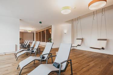 Relaxation area at the Molzbachhof